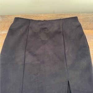 Altar'd State Black Mini Skirt-suede feel